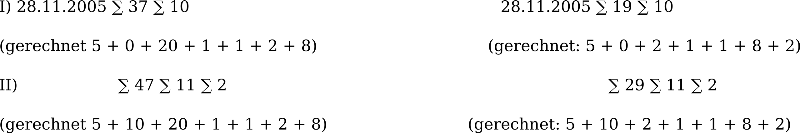 Grafik zur Quersummenbildung mit Nullen und Zwischenquersummen